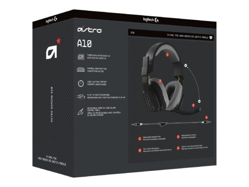 ASTRO Gaming A10 Gen 2 Kabling Headset Sort