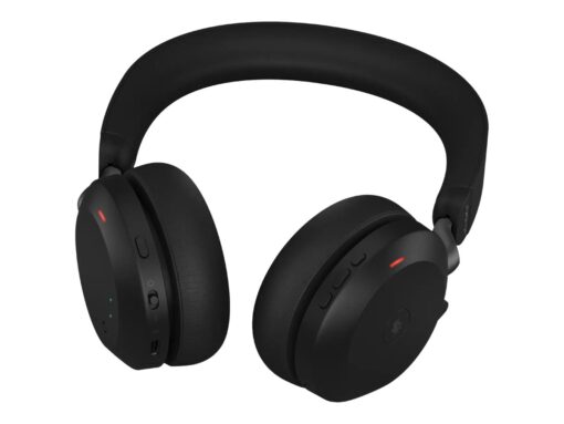 Jabra Evolve2 75 Trådløs Kabling Headset Sort