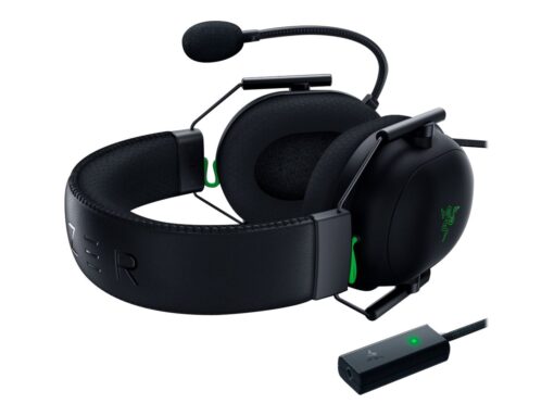 Razer BlackShark V2 Kabling Headset Sort Grøn