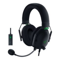 Razer BlackShark V2 Kabling Headset Sort Grøn