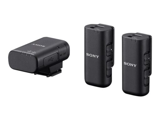 Sony ECM W3 Trådløst mikrofonsystem Trådløs Kabling 20dBFS Mono Omni directional Sort