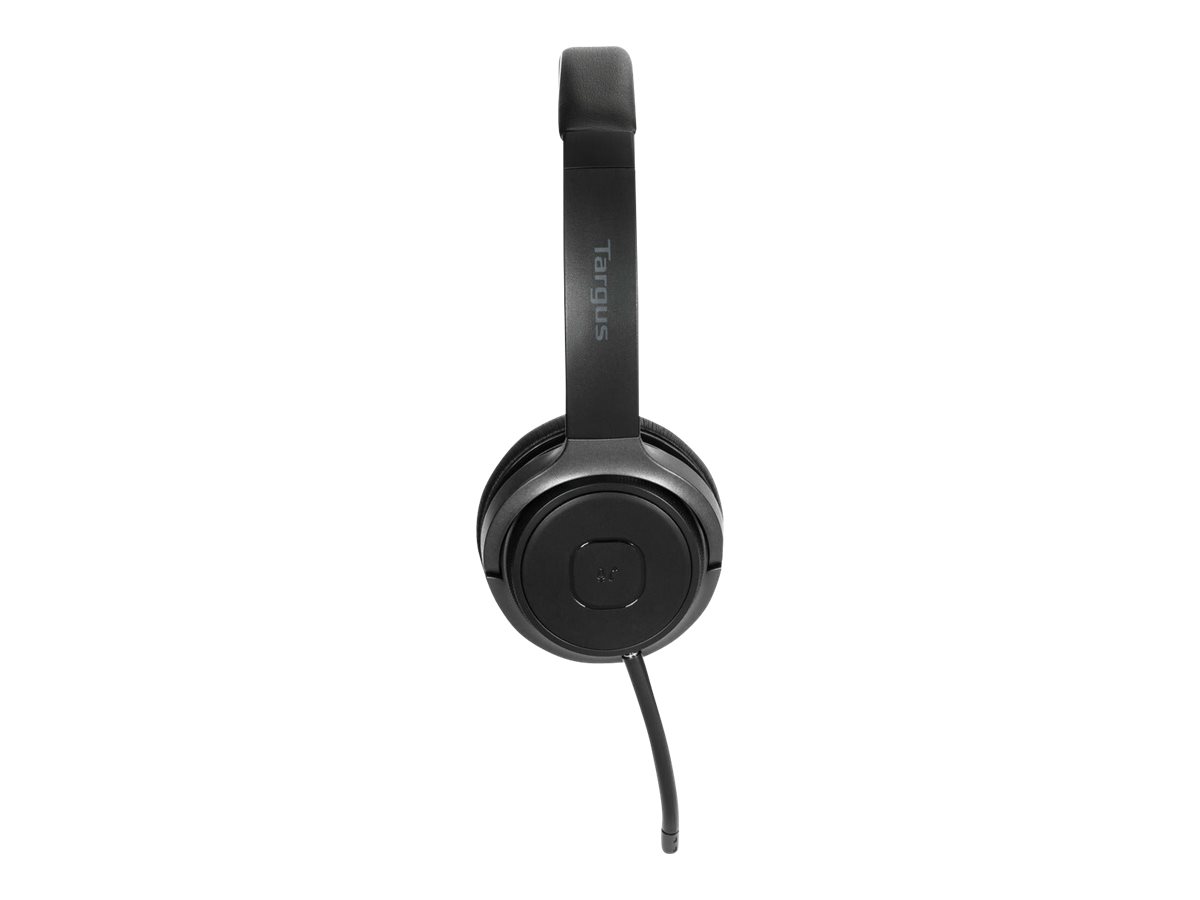 Targus AEH104GL trådlöst kabelheadset - Svart