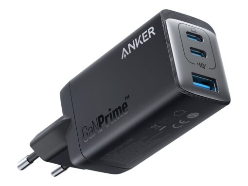 Anker Strømforsyningsadapter 65Watt Strøm 2 polet GaN