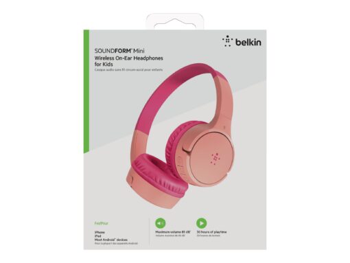 Belkin SoundForm Mini Trådløs Hovedtelefoner Pink