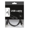 Cablexpert USB 2.0 USB Type C kabel 1m Sort