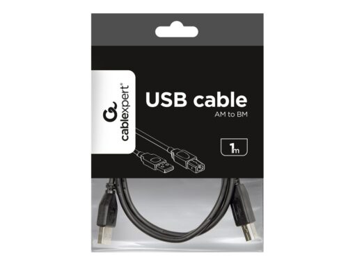 Cablexpert USB 2.0 USB Type C kabel 1m Sort