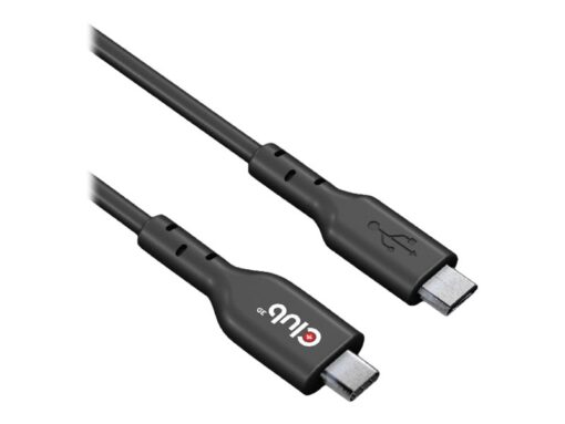 Club 3D USB 2.0 / USB 3.0 / USB 3.2 Gen 1 USB Type C kabel 1m Sort