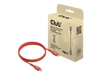 Club 3D USB 2.0 USB Type C kabel 1m Rød