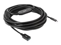 Club 3D USB 3.1 Gen 1 USB Type C kabel 10m Sort