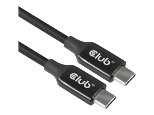 Club 3D USB 3.2 Gen 2 / DisplayPort 1.4 USB Type C kabel 5m Sort