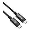 Club 3D USB4 Gen2x2 USB Type-C kabel 2m Sort