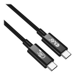 Club 3D USB4 Gen3x2 USB Type C kabel 1m Sort
