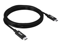Club 3D USB4 Gen3x2 USB Type C kabel 2m Sort