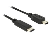 DeLOCK USB 2.0 USB Type C kabel 50cm Sort