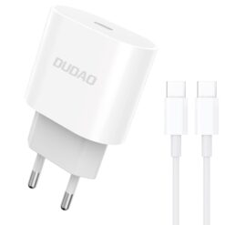 Dudao A8SEU 1M Adapter 20Watt 1xUSB C (1m USB C to USB C cable included)