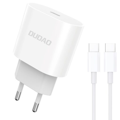 Dudao A8SEU 1M Adapter 20Watt 1xUSB C (1m USB C to USB C cable included)