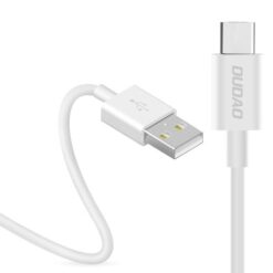 Dudao L1 USB A to USB C cable 1m hvid