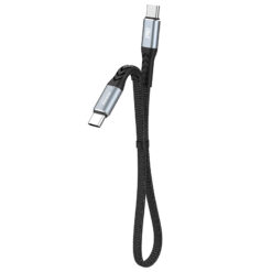 Dudao L10C USB C to USB C cable 100W 0.23m sort