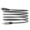 Dudao L11PRO 3.5mm Jack to Lightning cable 1m grå