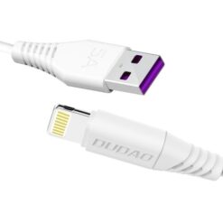 Dudao L2L USB A to Lightning cable 1m hvid