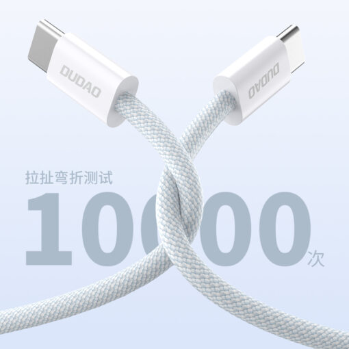Dudao L6C USB C to USB C 60W PD 2m hvid