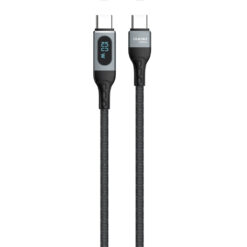 Dudao L7MaxC USB C to USB C cable 100W 1m Sort