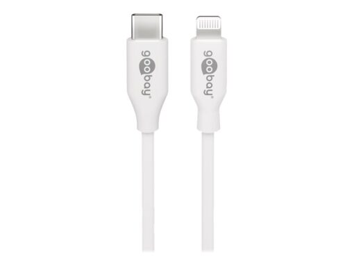 Goobay Lightning kabel 1m hvid MFi