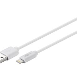Goobay Lightning kabel 2m hvid MFi