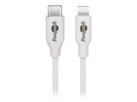 Goobay Lightning kabel 2m hvid MFi