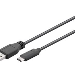 goobay USB 3.0 / USB 3.1 USB Type C kabel 1m Sort
