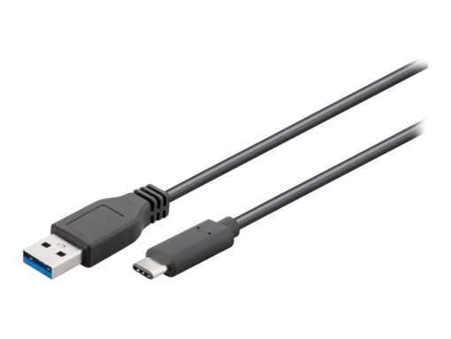 goobay USB 3.0 / USB 3.1 USB Type C kabel 1m Sort