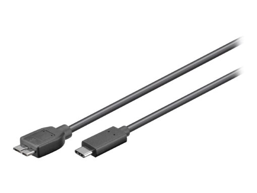 goobay USB 3.0/ USB 3.1 USB Type C kabel 1m Sort