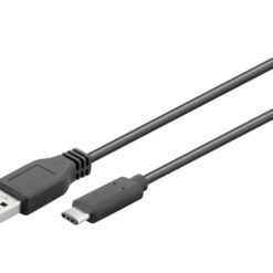 goobay USB 3.0 / USB 3.1 USB Type C kabel 3m Sort