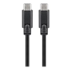goobay USB 3.1 Gen 1 USB Type C kabel 3m Sort
