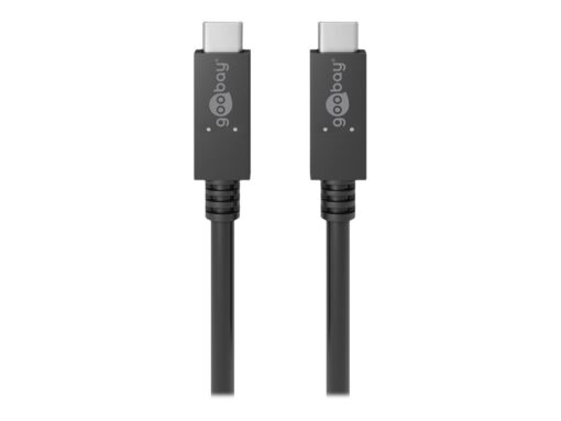 goobay USB 3.2 Gen 1 USB Type C kabel 1m Sort