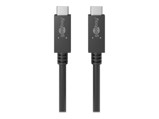 goobay USB 3.2 Gen 1 USB Type C kabel 50cm Sort
