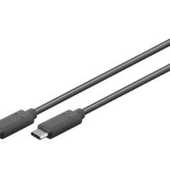 goobay USB 3.2 Gen 2 USB Type C kabel 50cm Sort