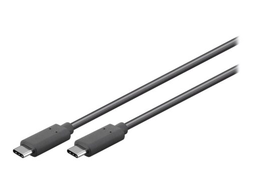 goobay USB 3.2 Gen 2 USB Type C kabel 50cm Sort
