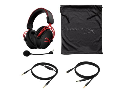 HyperX Cloud Alpha Kabling Headset Sort Rød