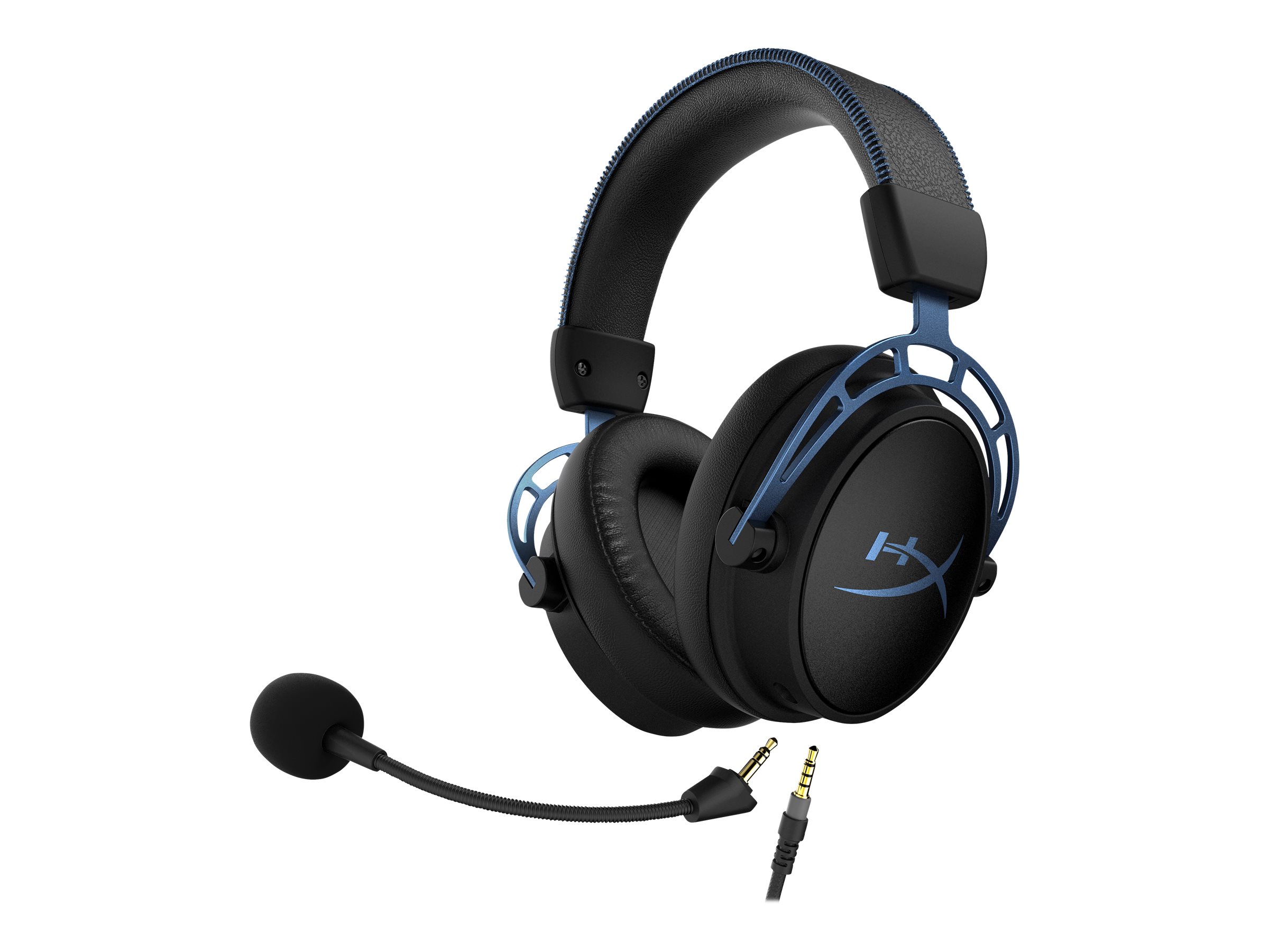 HyperX Cloud Alpha S Gaming Headset - Kabelheadset - Svart/Blå - 4P5L3AA