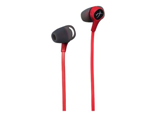 HyperX Cloud Earbuds Kabling Øreproptelefoner Sort Rød