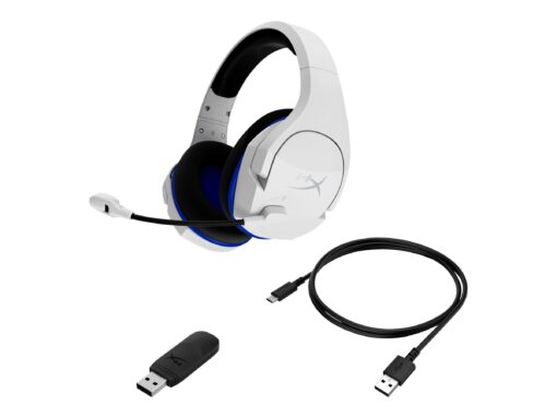 HyperX Cloud Stinger Core Trådløs Headset Blå Hvid