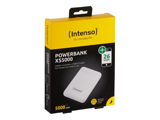 Intenso Powerbank XS5000 Powerbank 5000mAh Hvid