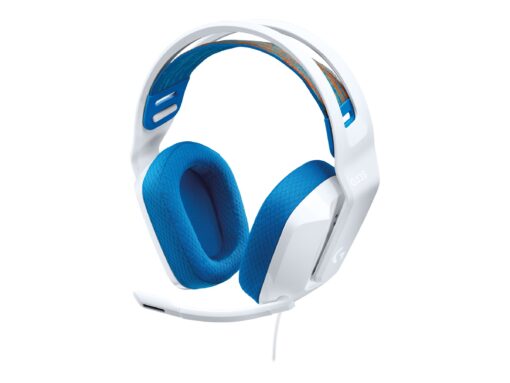 Logitech G G335 Wired Gaming Headset Kabling Headset Blå Hvid