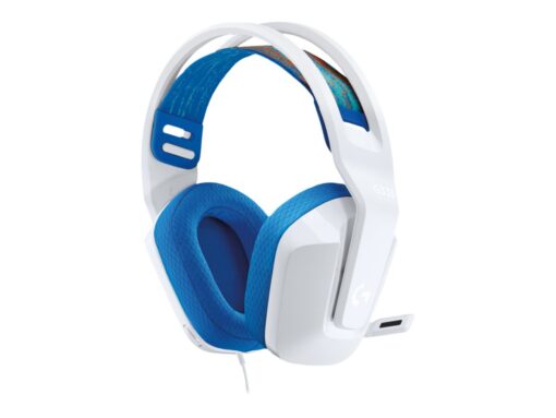 Logitech G G335 Wired Gaming Headset Kabling Headset Blå Hvid