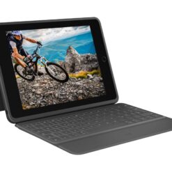 Logitech iPad 10.2" 8:e Gen. Rugged Folio Keyboard - Svart