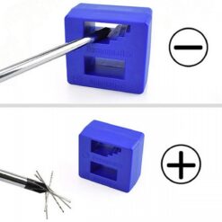 Magnetverktyg som magnetiserar och avmagnetiserar skruvmejslar