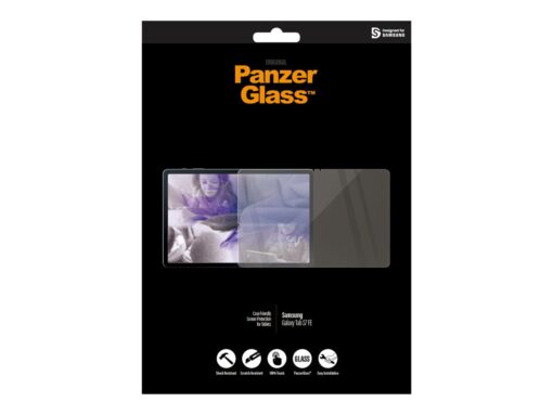 PanzerGlass Original för Samsung Galaxy Tab S7 FE Skärmskydd - lämplig för fodral - CrystalClear