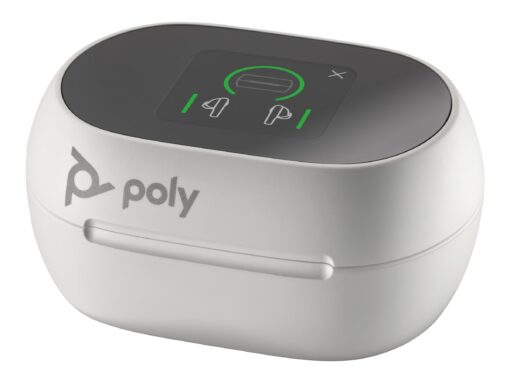 Poly Voyager Free 60+ UC M Trådløs Ægte trådløse øretelefoner Hvid