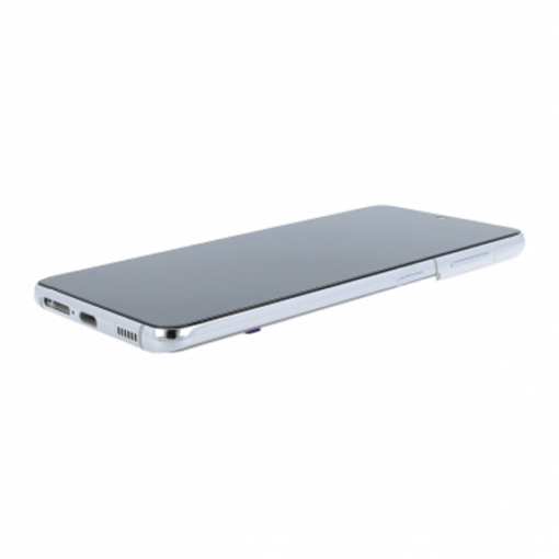 Samsung Galaxy S21 5G (SM G991B) Skärm/Display Original + Batteri Original Vit